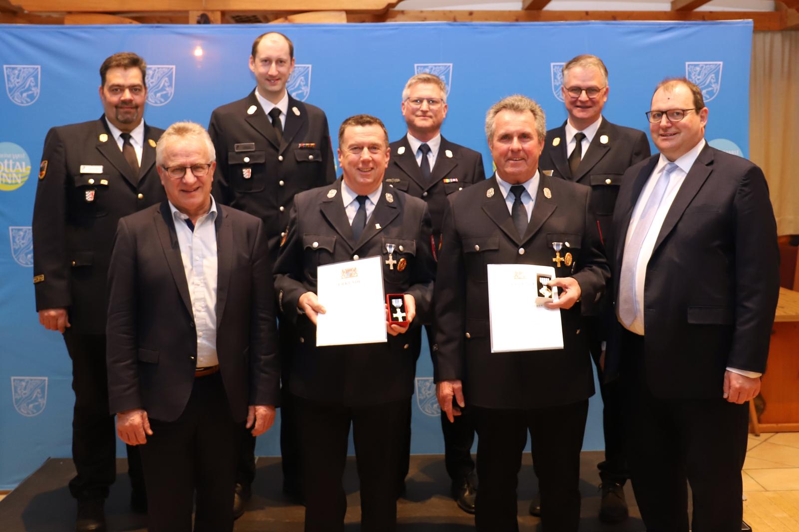 Auszeichnung langjähriger Feuerwehrdienst