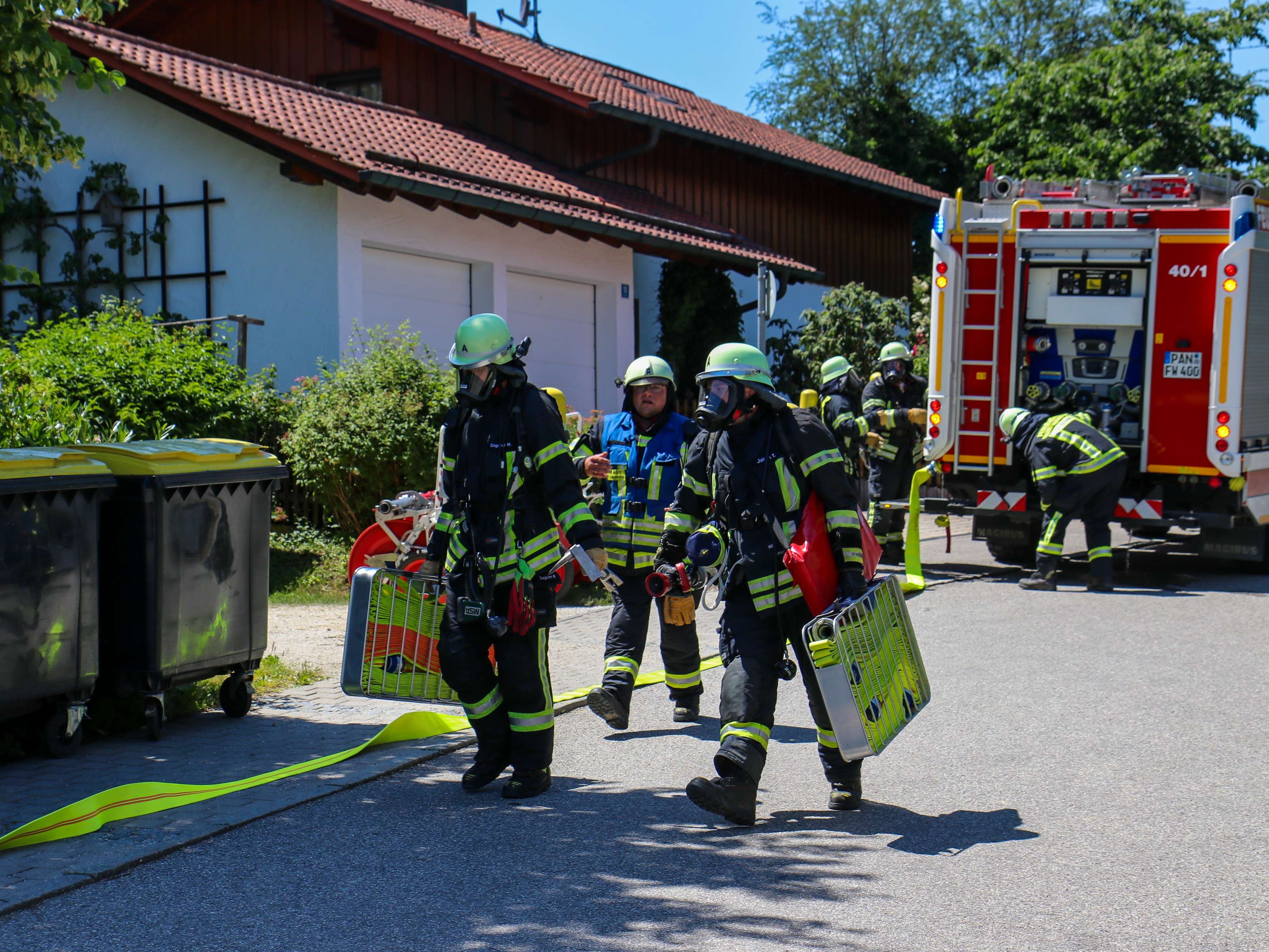 Großübung am BRK Bürgerheim St. Martin in Gangkofen