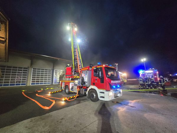 Brand Industriehalle